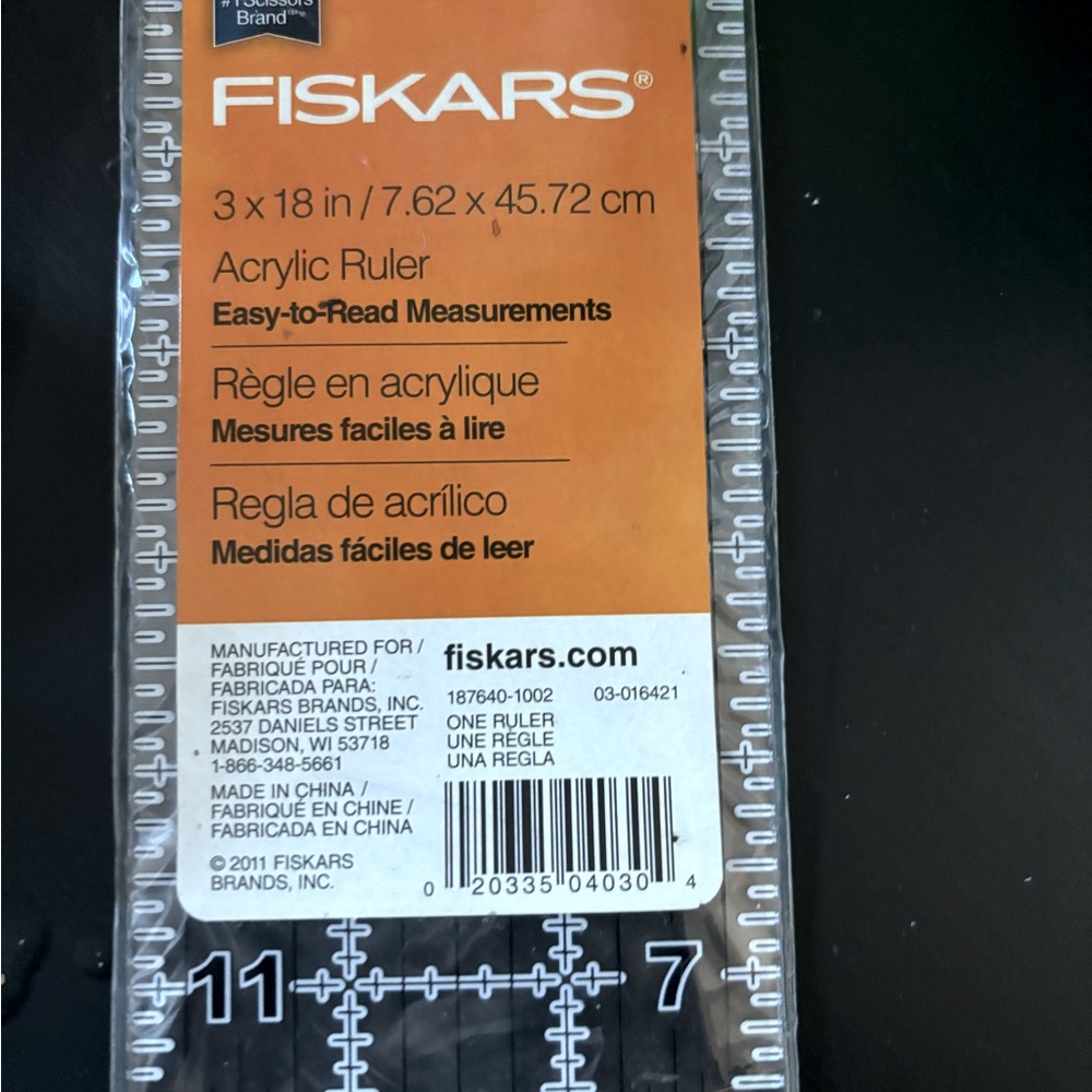 Fiskers Sewing/Embroidery Ruler
